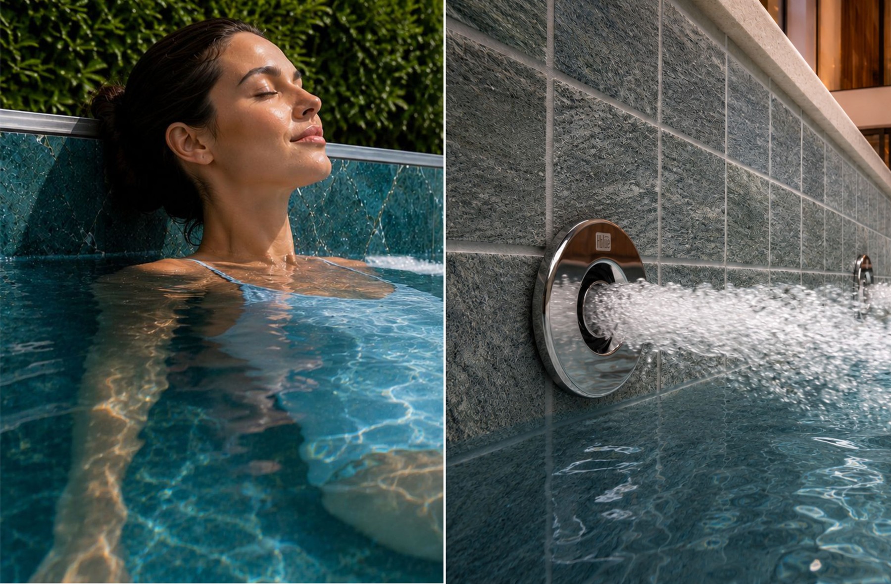Hidromassagem Max instalada em piscina residencial