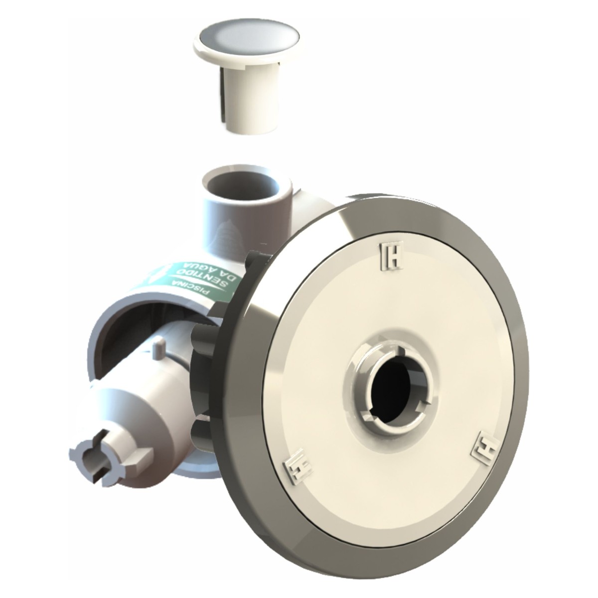 Hidromassagem Vinil Platinum cinza