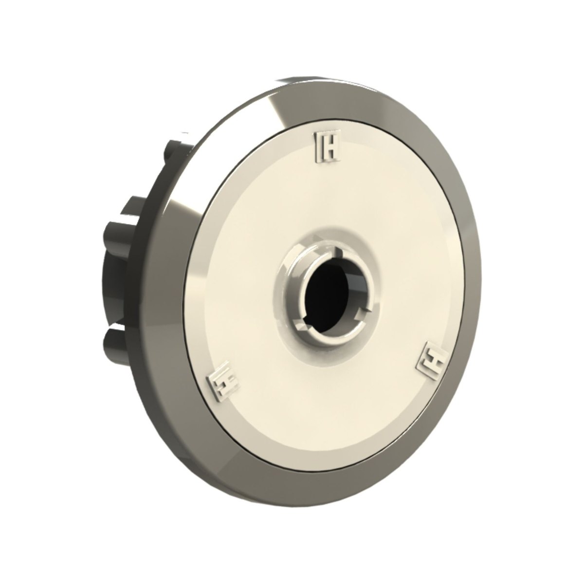 Retorno Vinil Platinum branco com anel inox